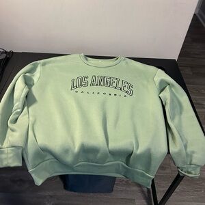 SHEIN Mint Green Crewneck Sweater